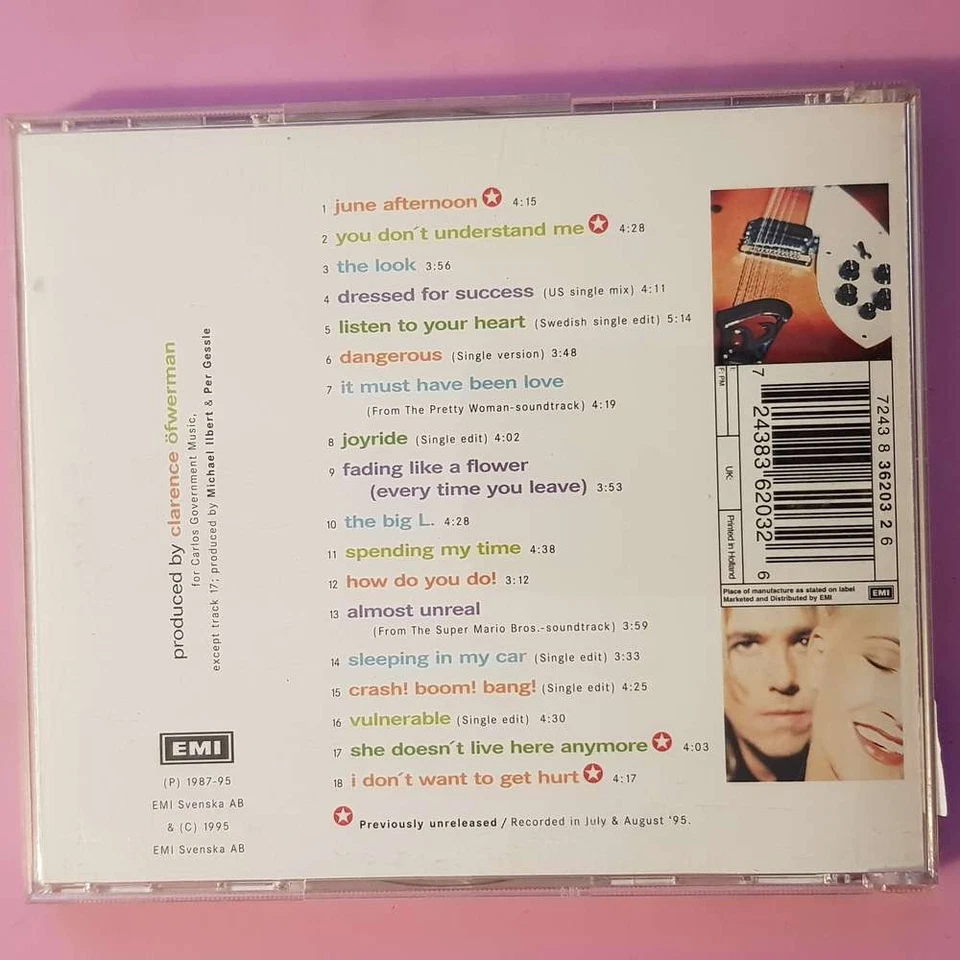 ROXETTE Dont Bore Us Get To The Chorus  VG+/VG+ (CD) - Bild 4 von 4