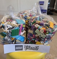 LEGO Friends Bulk Lot - 5 LBS - Mixed Parts Pieces Bricks Random Plates Clean