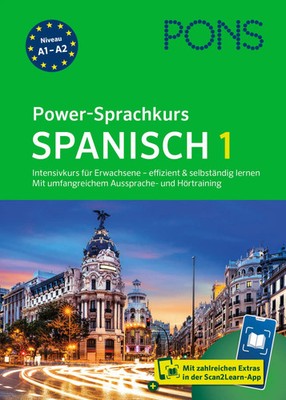 PONS Power-Sprachkurs Spanisch 1 | Taschenbuch | PONS Power-Sprachkurs | 256 S.