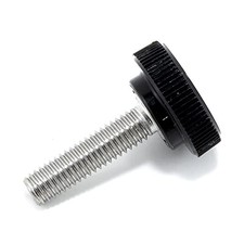 TSD 10-32 x 3/4" Stainless Thumb Screw Black Round Knob USA 4 Pack 4
