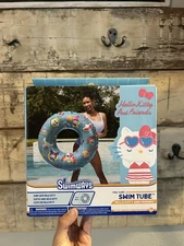 HELLO KITTY Swim Tube, Hello Kitty & Friends x Swimways, 31.5”, Blue, BNIB