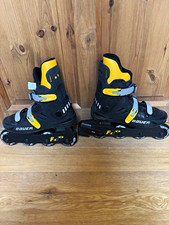 Bauer FX1 Women’s Inline Skates UK 5 EU 38 Black Yellow Grey