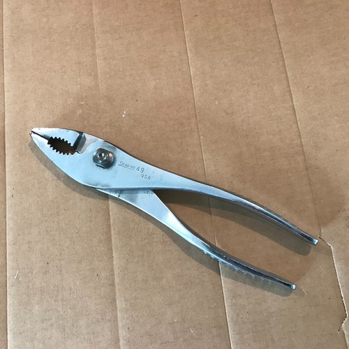 VINTAGE SNAP ON SLIP JOINT PLIERS 49