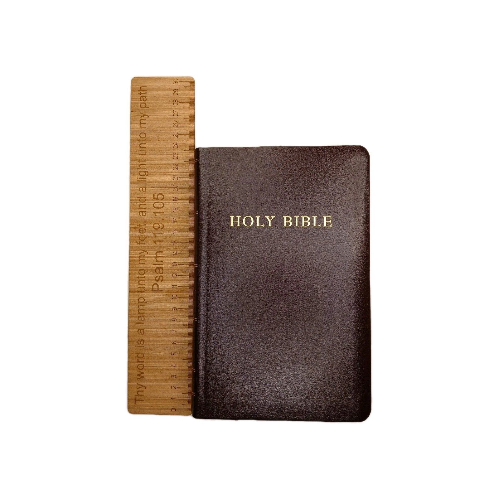 KJV Giant Print Reference Holy Bible Personal Size Burgundy Bonded Leather Gift