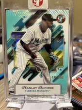 2025 Topps Pristine Baseball HANLEY RAMIREZ Pristine Aqua 176/199 encased 