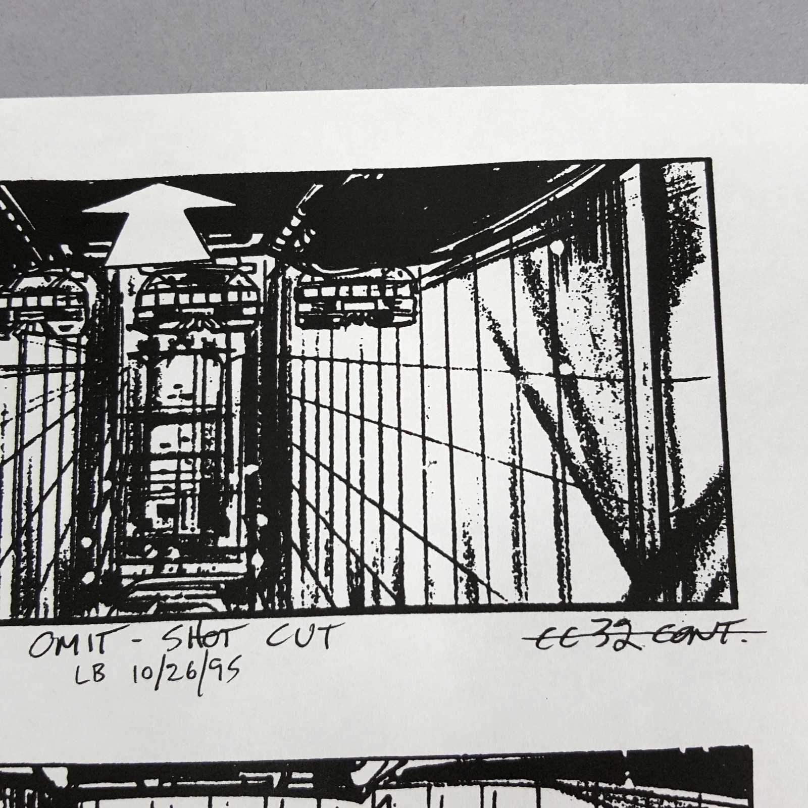 Image 8 of The Fifth Element - Production Used Storyboard, Cab Chase 121-123, COA