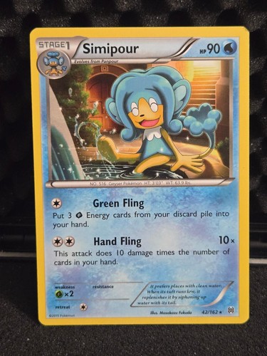 Simipour 42/162 Rare BREAKthrough Pokemon Near Mint