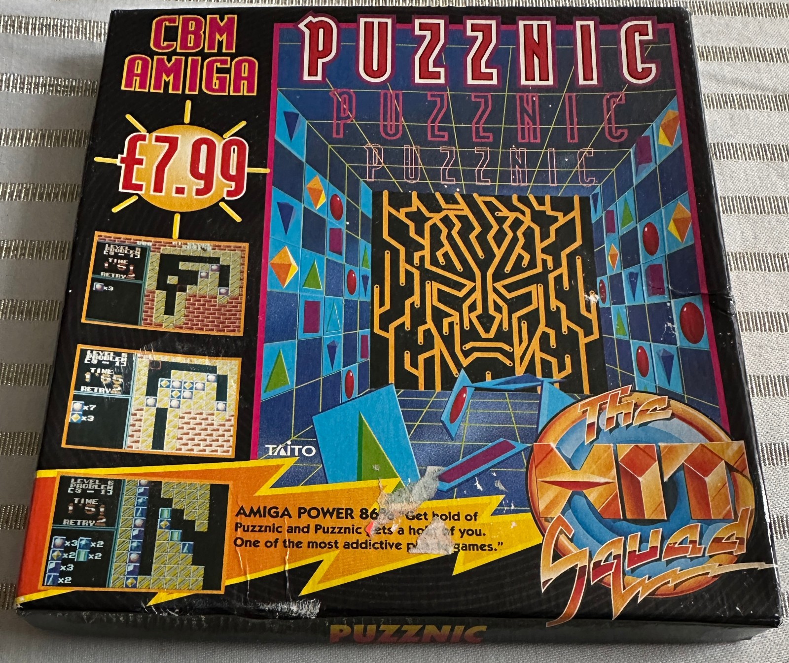 Puzznic Amiga/Commodore Game, OVP/BOXED, Works