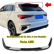 Für AUDI A3 Sportback IV 8YA 8YF 30 35 40 45 Dachspoiler Dachflügel Heckflügel