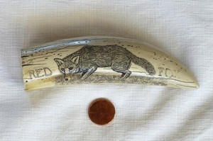 Fakeshaw Red Fox and Cock Pheasant tooth