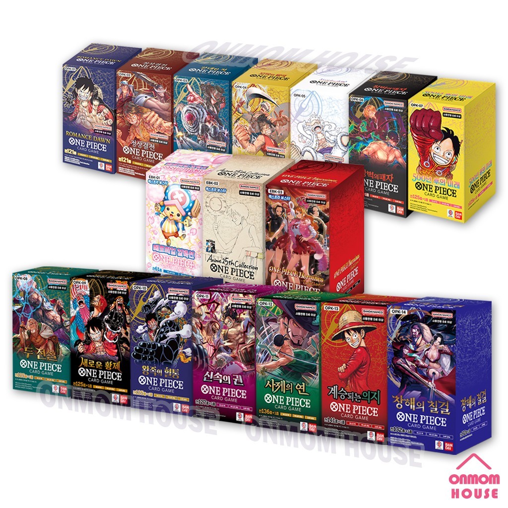One Piece TCG Card Booster BOX Collection OPK EBK Series OP Korean