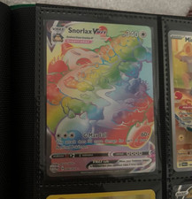 Pokemon TCG Snorlax VMAX 206/202 Sword & Shield Holo + Electabuzz Card