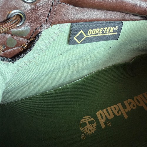 Timberland Boots Mens 10W Chukka Brown Leather Lace Up Ankle Top Gore-Tex *READ - Picture 15 of 16