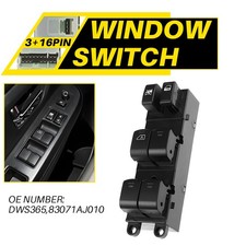 For 2010-2012 Subaru Legacyoutback Power Window Master Control Switch Left Side