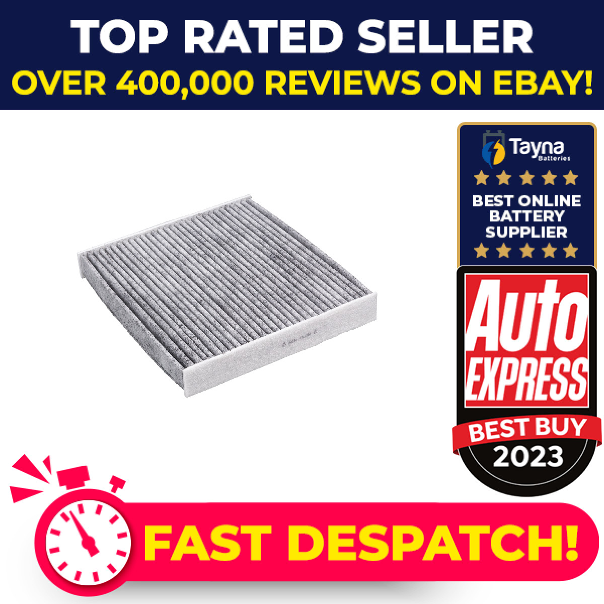 Pollen / Cabin Filter fits LEXUS CT200H 1.8 2011 on 2ZR-FXE Blue Print Quality