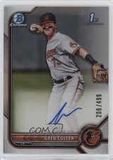 2022 Bowman Chrome Prospect Refractor 206/499 Greg Cullen #CPA-GC Auto 15kw
