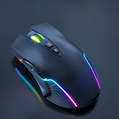 Wireless Mouse USB Rechargeable Ergonomic Wireless Gaming Mouse For Laptop P Fit