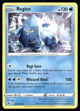 Regice Normal Rare SWSH10: Astral Radiance 037/189 NM