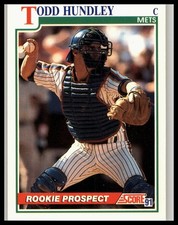 1991 Score #340 Todd Hundley