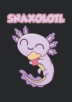 Axolotl Muffin Notizbuch A4 Kariert 120 Seiten Softcover
