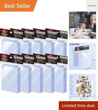 1000 Pcs Toploaders for Trading Cards, Soft Penny Sleeves Protectors Plastic ...