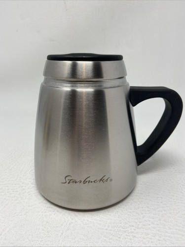 Starbucks Edelstahl Travel Chubby Mug Becher, 16 Unzen Gebrauchte Korea