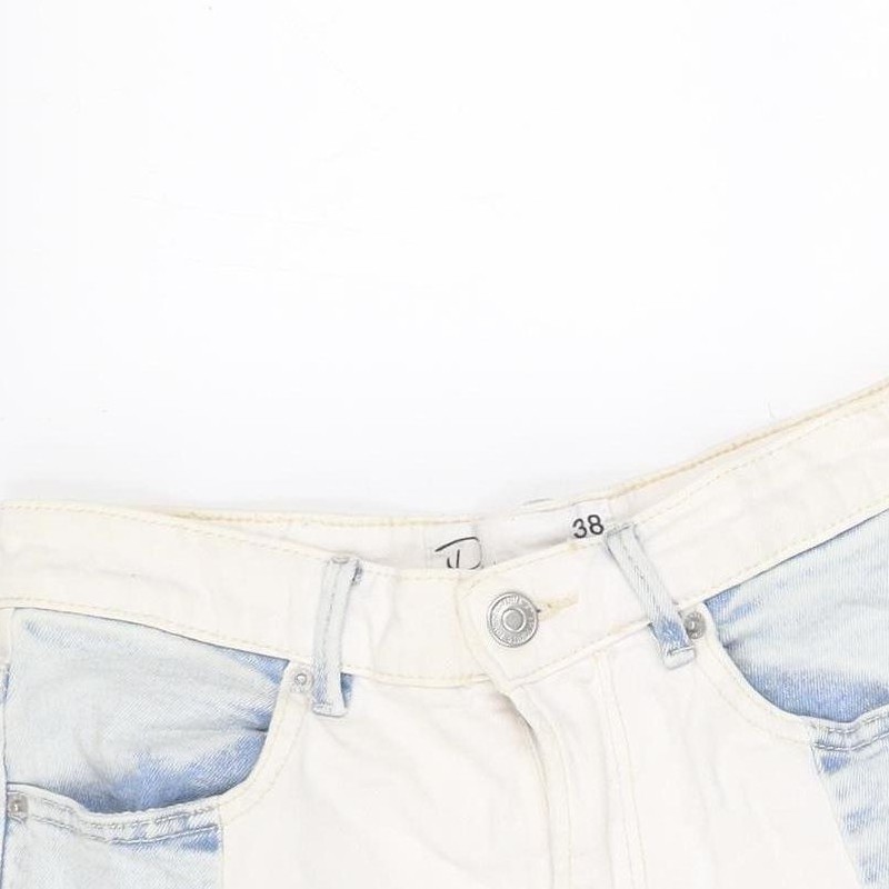 Stradivarius Women’s Multicoloured Patchwork Deni… - image 11