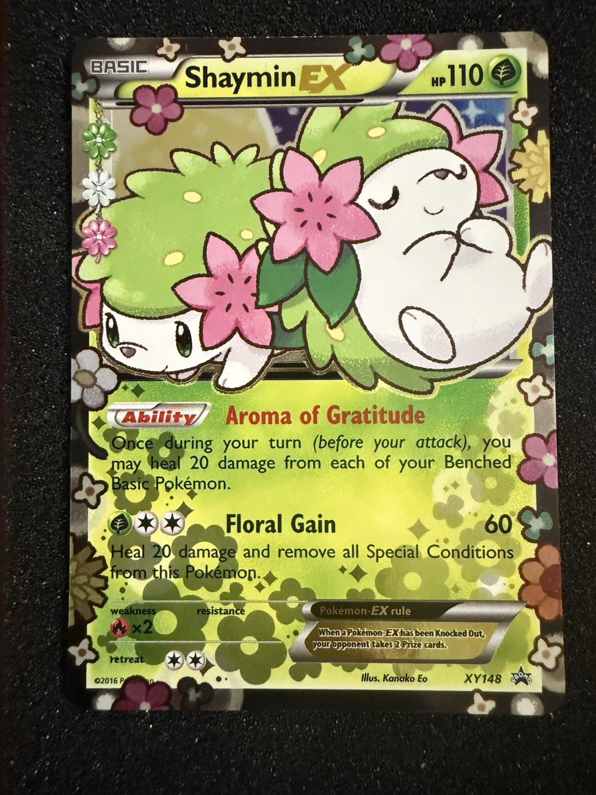 Pokemon TCG Shaymin EX XY148 Blackstar Promo Holo NM