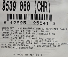 Belden 9539 24/9C EIA RS-232 Shielded Computer/Instrumentation Cable Gray /10ft