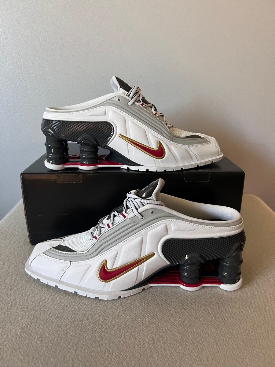 Martine Rose x Nike Shox MR4 Mule - Size 14 Men - White - IM5420
