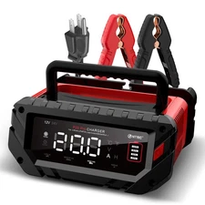 20A Battery Charger Fully Automatic Battery Maintainer 12V/24V LiFePO4 Lead Acid
