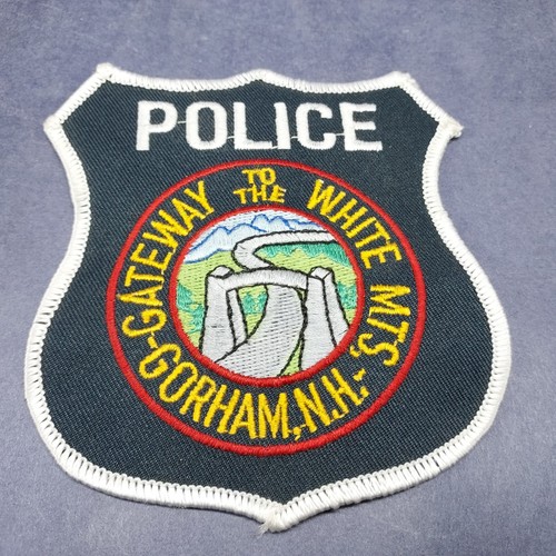 Gorham New Hampshire Gateway To The White Mountains Vintage Police Patch