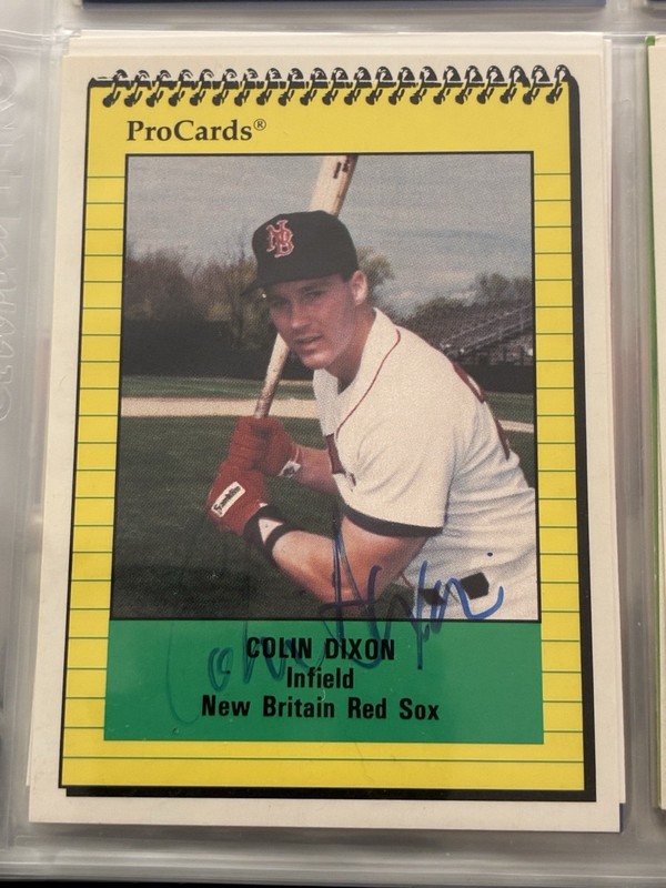 Colin Dixon autographed 1991 Pro Cards Minor-League Baseball Card #356