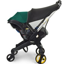 Custom Designed Sunshade Extension Compatible with Doona car seat black