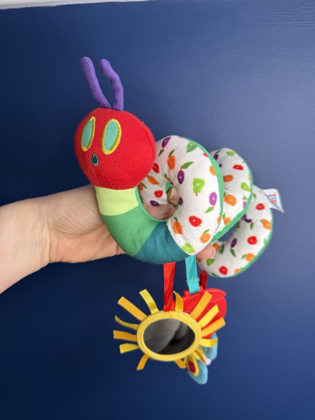 Rainbow Designs The Very Hungry Caterpillar Baby Activity Spiral toy pram