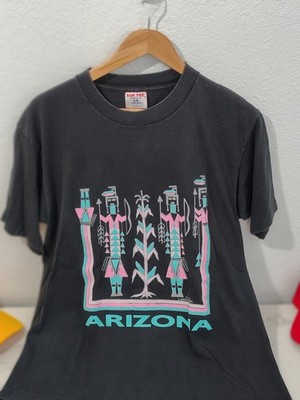 1989 Arizona Aztec Graphic Tee Single Stitch Free Shipping Large: c101