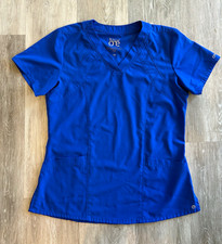 Barco One Racer Scrub Top, Royal Blue Women  s M
