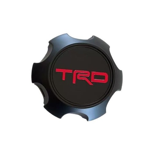 4XToyota TRD Matte Black Center Cap Set Tacoma 4Runner FJ Cruiser PTR20-35111-BK - Picture 3 of 6