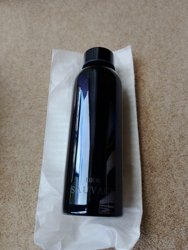 BNIB DIOR SAUVAGE WATER BOTTLE METALLIC GOURDE FLASK 500ML IN BOX - 第 8/8 張圖片