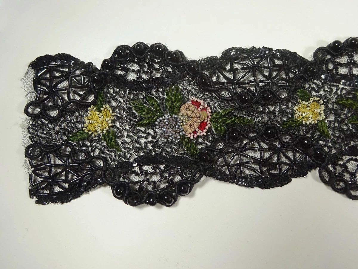 Black Beaded Sewing Trims for sale | eBay
