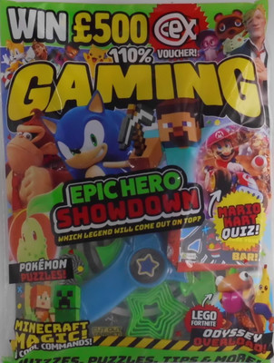 110% Gaming Magazin #137 2025 Epic Hero Showdown Sonic Mario + Keyboard Sticker