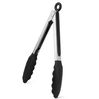Grillzange Edelstahl Silikonspitze HitzebestäNdig KüChenzange 23Cm Antihaft 480F