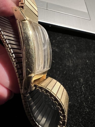 Orologio Uomo Vintage Lord Elgin Tank Oro 14k Riempito Carica Manuale Funzionante. - Foto 5 di 6