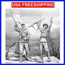 1/35 Scale Historical Military Hobby Miniature Resin Soldier Figure Model Kit...