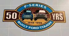 F150 F250 F350 50 YRS Window Decal Years 1948-1998