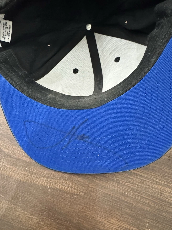 FIRMADO John Force Racing NHRA Juvenil Sombrero/Gorra Ajustable Foto 3 de 4