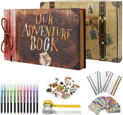 Vienrose Our Adventure Book Fotoalbum zum Selbstgestalten Scrapbook Fotobuch