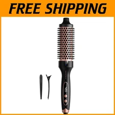 1.5" Heated Round Brush for Blowout Look, 5 Temp Settings