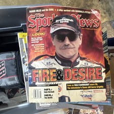 The Sporting News Fire & Desire Cover Feb 2001 NFL NHL NASCAR Dick Vermeil