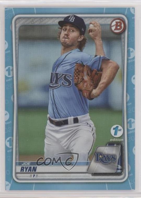 2020 Bowman Draft 1st Edition Sky Blue Foil Joe Ryan #BD-31 0r5l